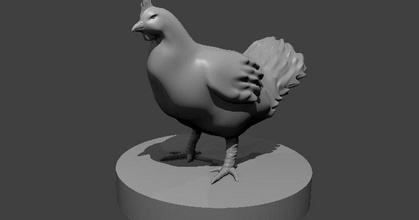 chicken familiar mz4250 download free stl model printablescom 3d models toys & games board dnd 3d print model - Mito3D