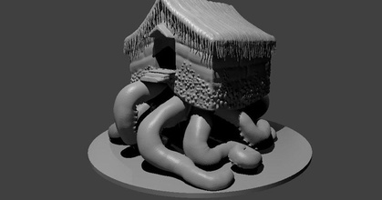 sea hag's creeping hut mz4250 download free stl model printablescom 3d models toys & games board dnd hag ocean pathfinder 3d print model - Mito3D