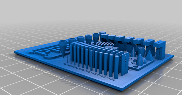 goprint resina teste modelo baixar livre stl printablescom 3d modelos impressoras 3d print model - Mito3D