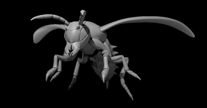 giant wasp updated mz4250 download free stl model printablescom 3d models toys & games board dnd pathfinder 3d print model - Mito3D