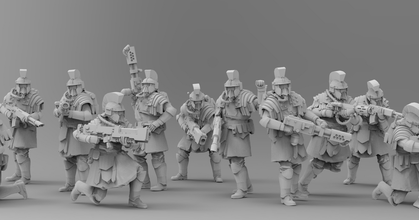 triarii - dismounted thatevilone download free stl model printablescom 3d models toys & games board imperial death guard warhammer 3d print model - Mito3D