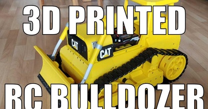 bruco bulldozer rc pstimpel Scarica gratuito stl modello printablescom 3d Modelli passatempo creatori robotica arduino gatto radiocomando 3d print model - Mito3D