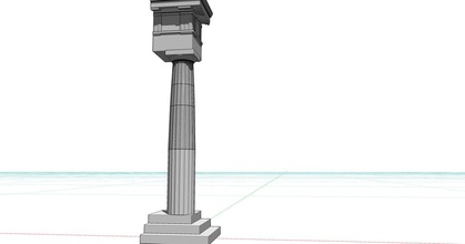 greek doric order column khattoum yahoocom download free stl model printablescom 3d models world & scans architecture urbanism classical 3d print model - Mito3D