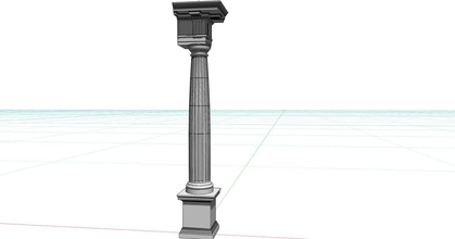 romain dorique ordre colonne khattoum yahoocom Télécharger libre stl modèle imprimablescom 3d modèles monde scans architecture urbanisme classique 3d print model - Mito3D
