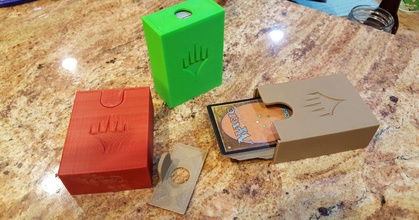 cubierta caja mtg símbolo TIC Tac descargar gratis stl modelo imprimiblescom 3d modelos juguetes juegos tablero magia reunión 3d print model - Mito3D