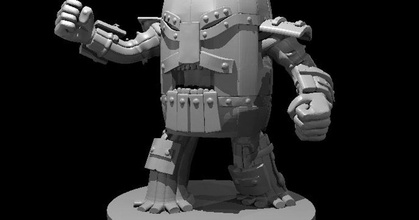 fusto golem mz4250 Scarica gratuito stl modello printablescom 3d Modelli giocattoli Giochi tavola dnd Dungeons and Dragons coboldo stampa 3d print model - Mito3D