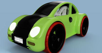 Gzumwalt dual modo encerrar carro remixar saco elevação baixar livre stl modelo printablescom 3d modelos brinquedos jogos veículos engrenagens espinha peixe mecânicos fusca motor mola 3d print model - Mito3D