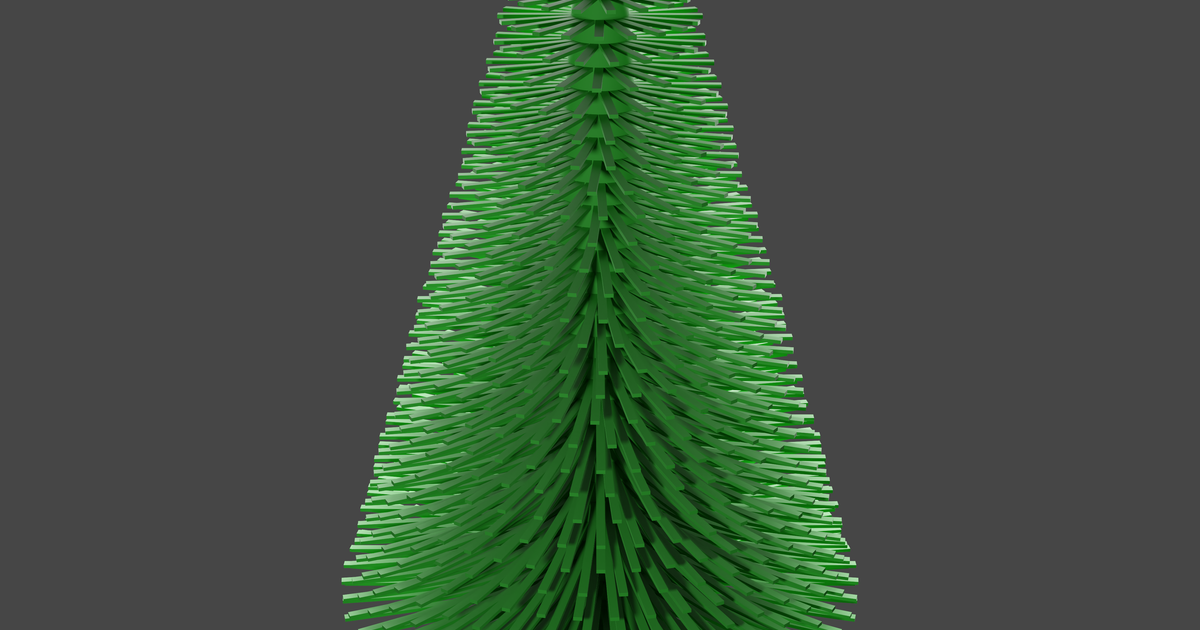 Natal árvore modelo minietec baixar livre stl printablescom 3d modelos arte Projeto esculturas Baum panorama modelagem Modellbau 3D print model - Mito3D