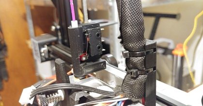 Filament leerlaufen Detektor Sensor berühren download frei stl Modell Printablescom 3d Modelle Drucker Upgrades Fadenschlag Filamentauslaufsens Filamentauslauf 3d print model - Mito3D