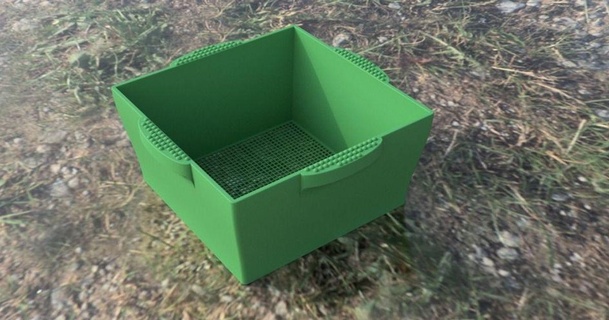 tamis sec Télécharger libre stl modèle imprimablescom 3d modèles Ménage Extérieur jardin graine sol terreau 3d print model - Mito3D
