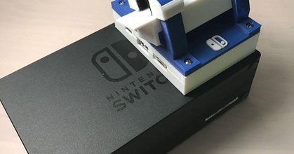 Nintendo Schalter wechseln Dock GB download frei stl Modell Printablescom 3d Modelle Gadgets Video Spiele Elektronik joycon Mario 3d print model - Mito3D