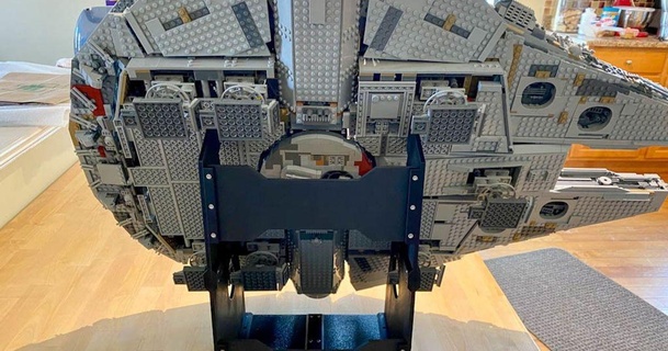 Lego milênio falcão ficar pé partes remixar 75192 homem espaço baixar livre stl modelo printablescom 3d modelos passatempo fabricantes Ideias 3d print model - Mito3D