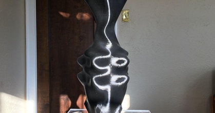 minéral vase monométhylhydrazine Télécharger libre stl modèle imprimablescom 3d modèles art conception sculptures fusion fusion360 3d print model - Mito3D