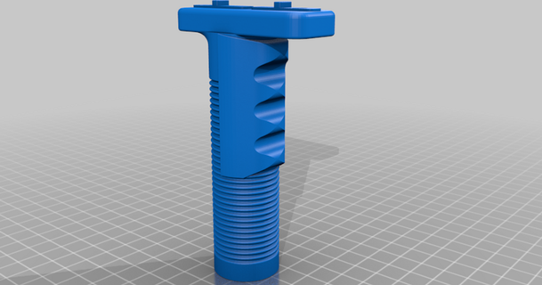 narly mlok grip narly117 download free stl model printablescom 3d models hobby & makers ideas ar15 ar15grip foregrip 3d print model - Mito3D