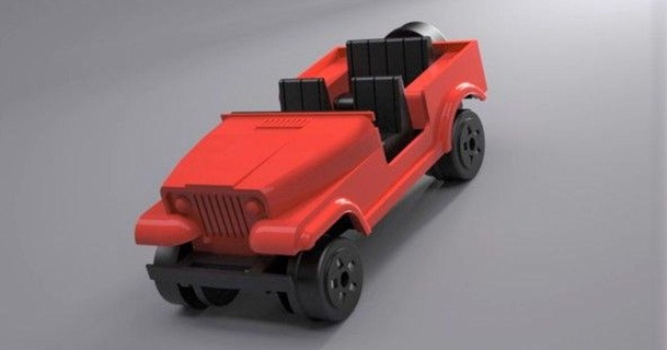 Jeep cj7 dape download frei stl Modell Printablescom 3d Modelle Spielzeuge Spiele Fahrzeuge 3dfindit Drucken 3d print model - Mito3D