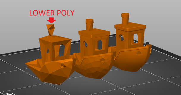 poly benchy download free stl model printablescom 3d models printers test 3dbenchy boat lowpoly 3d print model - Mito3D