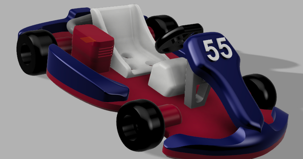go kart johny69 indir Bedava stl model printablescom 3d modeller oyuncaklar oyunlar Go Kart yarış araba 3d print model - Mito3D