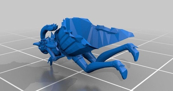 Bowsette Amiibo Entwickler Kerl download frei stl Modell Printablescom 3d Modelle Kunst Design Skulpturen 3d print model - Mito3D