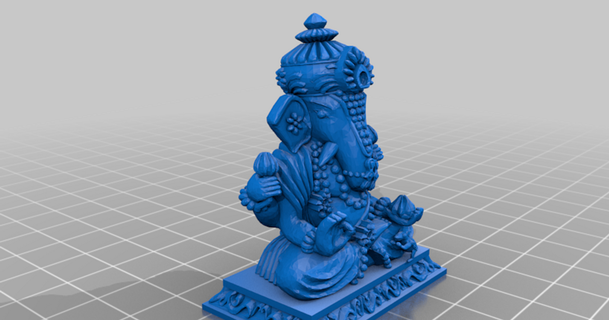 senhor ganesh ganesha vinayagar remixar naveenganesan baixar livre stl modelo printablescom 3d modelos arte Projeto esculturas 3d print model - Mito3D