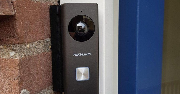 hikvision ds-6003-wip doorbell mount mitch download free stl model printablescom 3d models hobby & makers tools hikvisionmount 3d print model - Mito3D