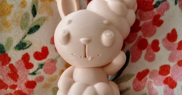 buneary happy easter linksu download free stl model printablescom 3d models seasonal designs spring & bunny figurine pokemon rabbit 3d print model - Mito3D