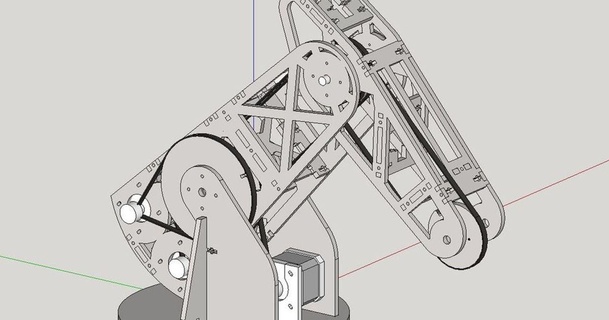 abbandonato laser tagliare robot braccio joo Scarica gratuito stl modello printablescom 3d Modelli passatempo creatori utensili Taglio robotarm incompiuto 3d print model - Mito3D