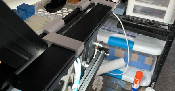 Costa Golfo robótica conduziu luz grampo buldogue amaldiçoado baixar livre stl modelo printablescom 3d modelos impressoras acessórios elegooneptune2 ender3 ledholder LED 3d print model - Mito3D