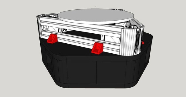 kossel mini hexagonal base loidolt download free stl model printablescom 3d models printers - upgrades 2020 2020extrusion 3dprinter 3dprinterparts aluminumextrusion 3d print model - Mito3D