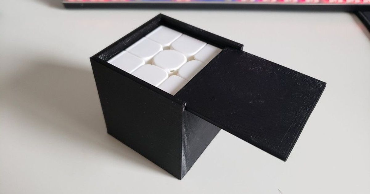 3x3 Rubik'ler küp Kutu hanımefendi indir Bedava stl model printablescom 3d modeller oyuncaklar oyunlar bulmacalar brain teasers 3D print model - Mito3D