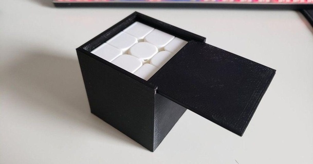 3x3 rubik's cube box mrusse download free stl model printablescom 3d models toys & games puzzles brain-teasers 3d print model - Mito3D