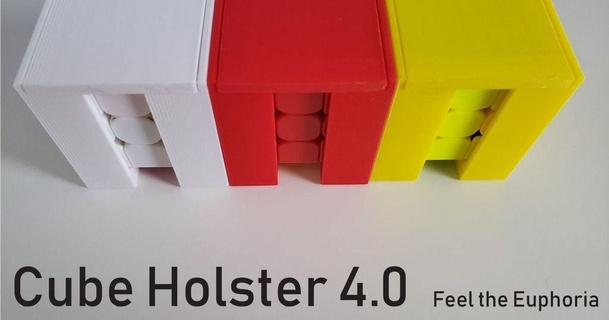 rubiks cube holster 40 mrusse download free stl model printablescom 3d models toys & games puzzles brain-teasers 3d print model - Mito3D