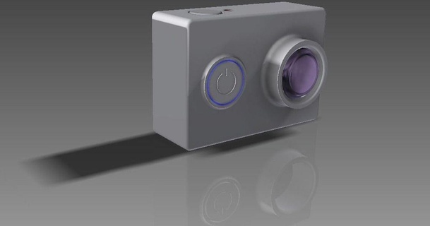 xiaomi yi pascal baixar livre stl modelo printablescom 3d modelos aparelhos foto vídeo 3dmodel Câmera gopro 3d print model - Mito3D