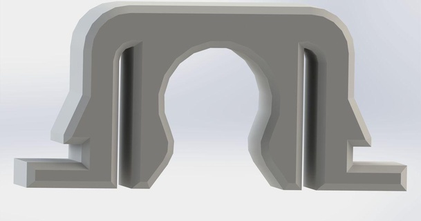 frattale design definire r6 porta clip giovannibenzo Scarica gratuito stl modello printablescom 3d Modelli gadget computer 3d print model - Mito3D