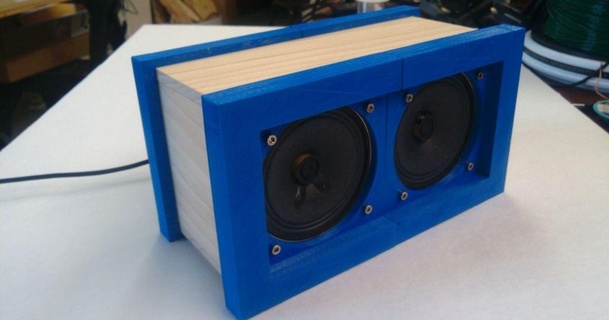 bluetooth speaker cfaulkingham download free stl model printablescom 3d models gadgets audio 3d print model - Mito3D