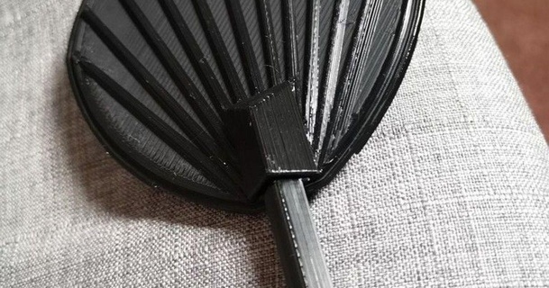 japanese style mano ventilador carbón gexgecko descargar gratis stl modelo imprimiblescom 3d modelos casa aire libre jardín parrilla japonés 3d print model - Mito3D