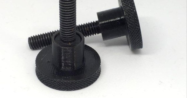 up nac knofl roub head screw knob steinbauer3d download free stl model printablescom 3d models hobby & makers mechanical parts clamping 3d print model - Mito3D