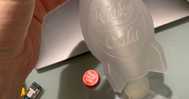 nuka cola bottle theo download free stl model printablescom 3d models household kitchen fallout nukacola 3d print model - Mito3D