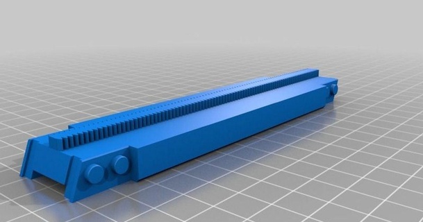 monorail ramp extender theo download free stl model printablescom 3d models toys & games building legocompatible legomonoraillego 3d print model - Mito3D