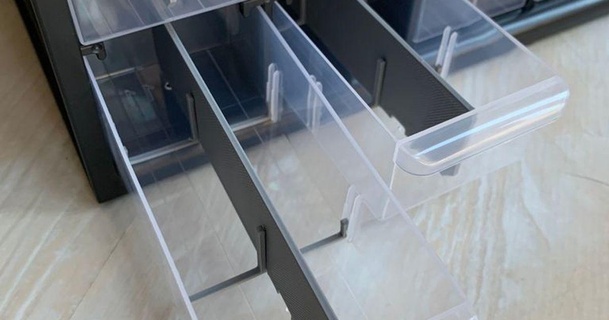 vertical drawer divider stanley 1-93-980 1-93-981 keschcat download free stl model printablescom 3d models household office drawerdividers stanleyorganiser 3d print model - Mito3D