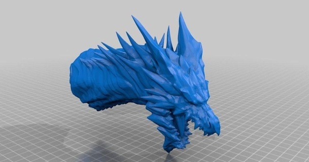 mhw kushala daora head updated pittrbm download free stl model printablescom 3d models toys & games action figures statues creature dragon monsterhunter 3d print model - Mito3D