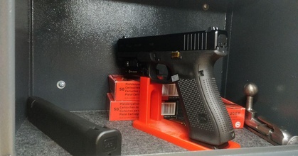 glock 17 gen5 seguro ficar pé fluxo baixar livre stl modelo printablescom 3d modelos passatempo fabricantes organizadores arma fogo 3d print model - Mito3D