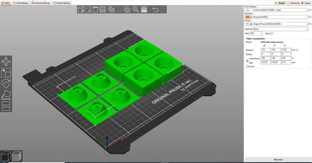 Prusa Mangel Gehege Ecken Zapfen Tabelle Robert download frei stl Modell Printablescom 3d Modelle Drucker Upgrades 3d print model - Mito3D