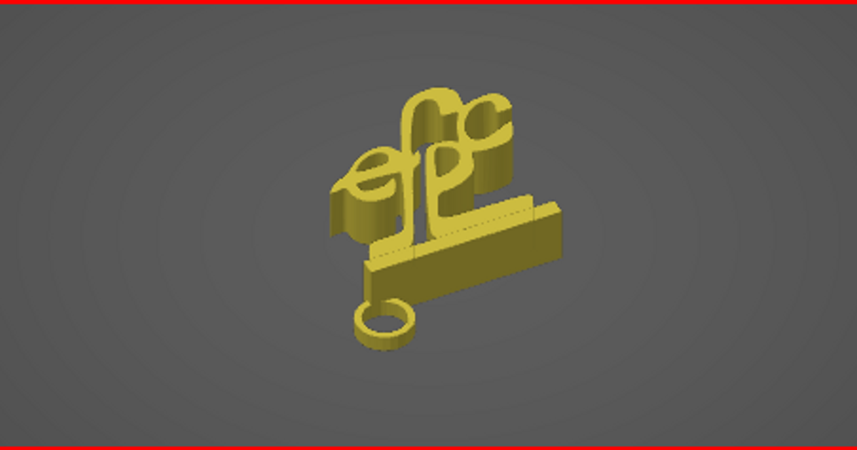 porte cl efpc guiguine download free stl model printablescom 3d models printers accessories keychain 3D print model - Mito3D