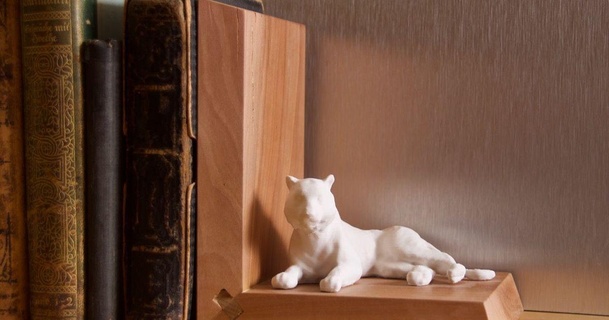 tigre vê lo baixar livre stl modelo printablescom 3d modelos arte Projeto esculturas animal suporte livro estatueta escultura 3d print model - Mito3D