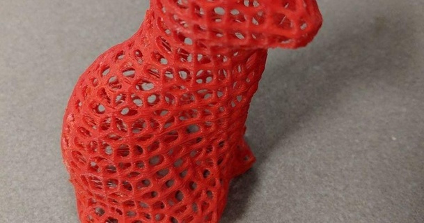 hollow fox quad grid thekwijibo download free stl model printablescom 3d models art & design sculptures 3d print model - Mito3D