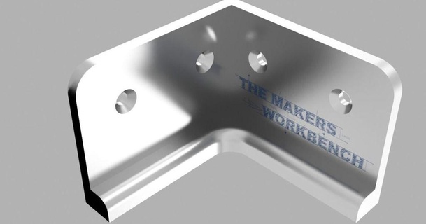 smart-mirror corner bracket themakersworkbench download free stl model printablescom 3d models hobby & makers electronics 3d print model - Mito3D