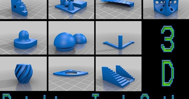 yazıcı Ölçek süit yapımcı tezgahı indir Bedava stl model printablescom 3d modeller yazıcılar çıkıntı testi test izi tolerans 3d print model - Mito3D