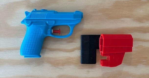 daiso water gun holster brianchenito download free stl model printablescom 3d models toys & games outdoor 3d print model - Mito3D