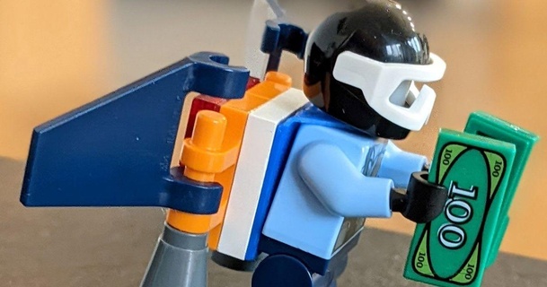 Lego şekil uyumlu jetpack geri Markus indir Bedava stl model printablescom 3d modeller oyuncaklar oyunlar bina 3d print model - Mito3D