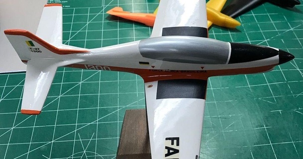 t 27 Tucano Embraer 200 mm costruttore Scarica gratuito stl modello printablescom 3d Modelli passatempo creatori idee 312 emb t27 3d print model - Mito3D